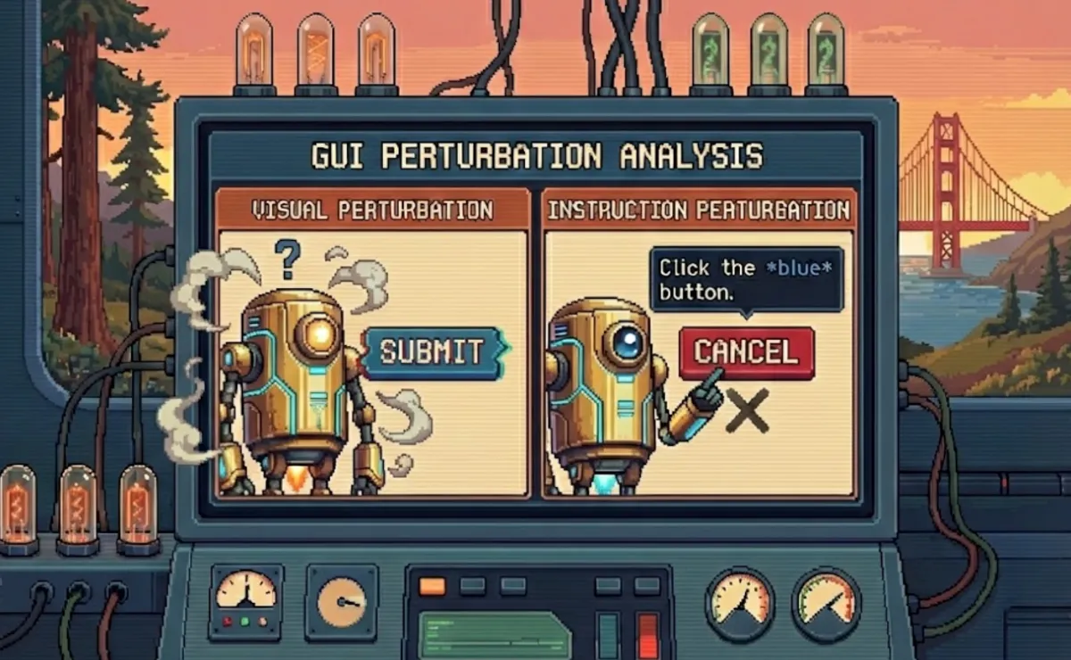 Measuring Brittleness in GUI Grounding Models using GUI-Perturbed